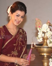 Nikki Galrani At Maragadha Naanayam Movie Audio Launch Stills