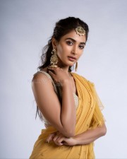 Pooja Hegde in Traditional Saree Pictures 01