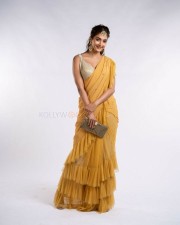 Pooja Hegde in Traditional Saree Pictures 02