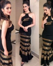 Raai Laxmi Black Dress Photos