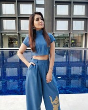 Raashi Khanna Blue Dress Photos