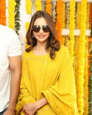 Rakul Preet Singh At Aman S Telugu Debut Film Launch Stills