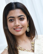 Rashmika Mandanna at Pushpa Movie Pre Release Interview Photos 36