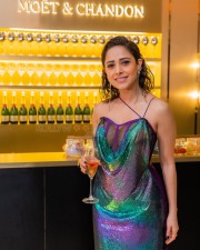 Sensuous Nushrratt Bharuccha in a Topless Cleavage Glam Thigh Slit Gown Photos 01