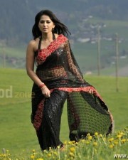 Sexy Anushka Saree Photos