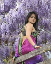 Sexy Anushka Saree Photos