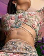 Sexy Ramya Pandian in a Floral Lehenga Photos 02