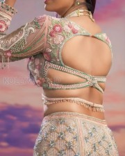 Sexy Ramya Pandian in a Floral Lehenga Photos 04