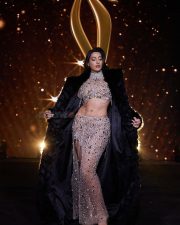 Sizzling Nora Fatehi at IIFA 2025 in a Thigh Slit Glittering Lehenga Pictures 01