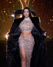 Sizzling Nora Fatehi at IIFA 2025 in a Thigh Slit Glittering Lehenga Pictures 02