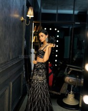 Stunning Alia Bhatt in a Black Velvet Lehenga at Anant Ambani Radhika Merchant Sangeet Pictures 02