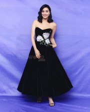 Stunning Shraddha Kapoor in a Black Floral Gown Photos 04