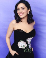 Stunning Shraddha Kapoor in a Black Floral Gown Photos 05