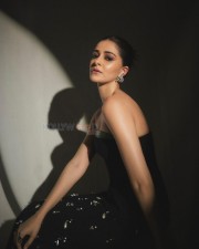 Stylish Ananya Panday in a Black Corset and Pearl Embellished Skirt Photos 03