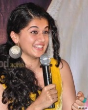 Tapsee At Sahasam Special Show Pictures