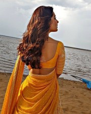 Telugu Actress Raashi Khanna Yellow Dress Pictures