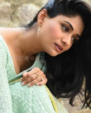 Telugu Actress Sandhya Raju at Natyam Movie Interview Pictures 31