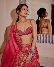 Tollywood Beauty Raashi Khanna in a Floral Printed Lehenga Photos 09