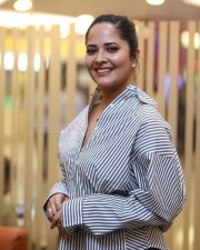 Actress Anasuya Bharadwaj at Peddha Kapu 1 Trailer Launch Stills 18