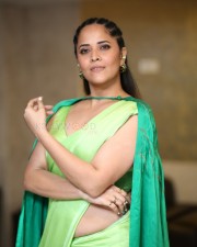 Actress Anasuya Bharadwaj at Simbaa Pre Release Event Pictures 22