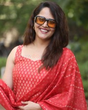 Anasuya Bharadwaj at Vimanam Success Meet Photos 14