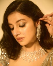 Hero Heeroine Actress Divya Khosla Kumar in a Glittery Saree Photos 01