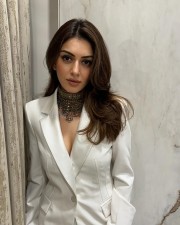 Photogenic Hansika Motwani in a White Suit Photos 04