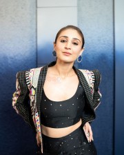 Pop Singer Dhvani Bhanushali in a Stylish Black Dress Pictures 04