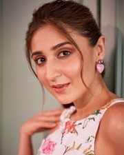 Stunning Dhvani Bhanushali in a Printed Floral Maxi Dress Photos 03