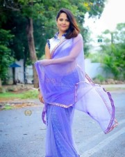 Tollywood Anchor Anasuya Bharadwaj Saree Pictures