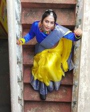 Chepala Katha Fame Meghana Chowdary Latest Dussehra Festival Stills