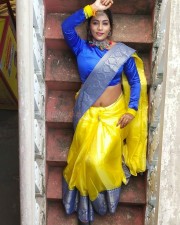 Chepala Katha Fame Meghana Chowdary Latest Dussehra Festival Stills