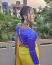 Chepala Katha Fame Meghana Chowdary Latest Dussehra Festival Stills