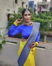 Chepala Katha Fame Meghana Chowdary Latest Dussehra Festival Stills