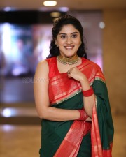 Actress Dhanya Balakrishna at Bapu Movie Pre Release Event Stills 17