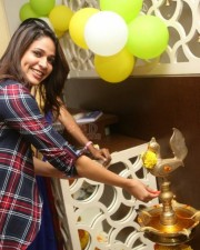 Actress Lavanya Tripathi At Junior Kuppana Restaurant Launch Photos