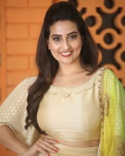 Actress Manjusha At Chiranjeevi Rd Birthday Celebrations Photos