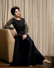 Actress Surbhi Black Dress Photoshoot Pictures