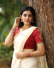 Actress Yashvika Nishkala at Cherasala Movie Pre Release Event Photos 20