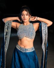 Attractive Rashi Singh Navel in a Blue Lehenga Photos 04