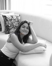 Beautiful Mrunal Thakur in a Monochrome Photoshoot Stills 01