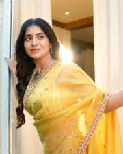 Bold and Beautiful Rashi Singh in a Yellow Saree Photos 04