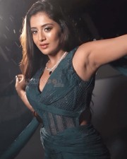 Elegant Beauty Rashi Singh in Black Corset Top Photos 02