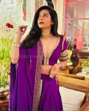 Gorgeous Mithila Palkar in a Purple Lehenga Pictures 02