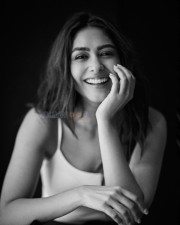 Graceful Bollywood actress Mrunal Thakur in a Monochrome Photoshoot Pictures 05