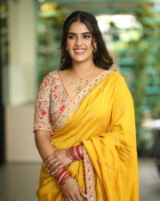 Heroine Kavya Thapar at Viswam Movie Interview Photos 95