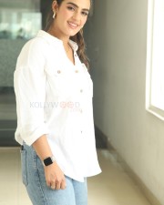 Heroine Kavya Thapar at Viswam Movie Success Meet Pictures 21