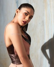 Sexy Mrunal Thakur in a Pastel Mini Dress Photoshoot Pictures 02