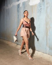 Sexy Mrunal Thakur in a Pastel Mini Dress Photoshoot Pictures 03