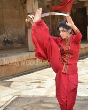 Shriya Saran Performing Kalari Photos